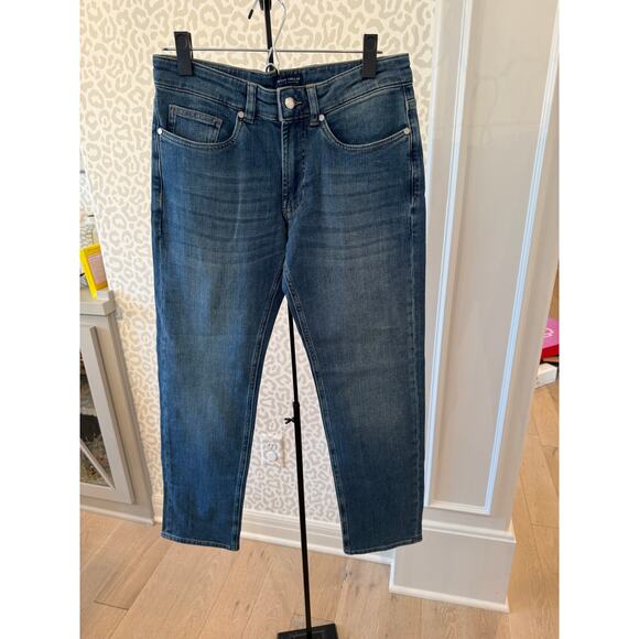 Peter Millar Men's True Blue Wash Vintage Washed Five-Pocket Denim Jeans Size 30 - Picture 4 of 8